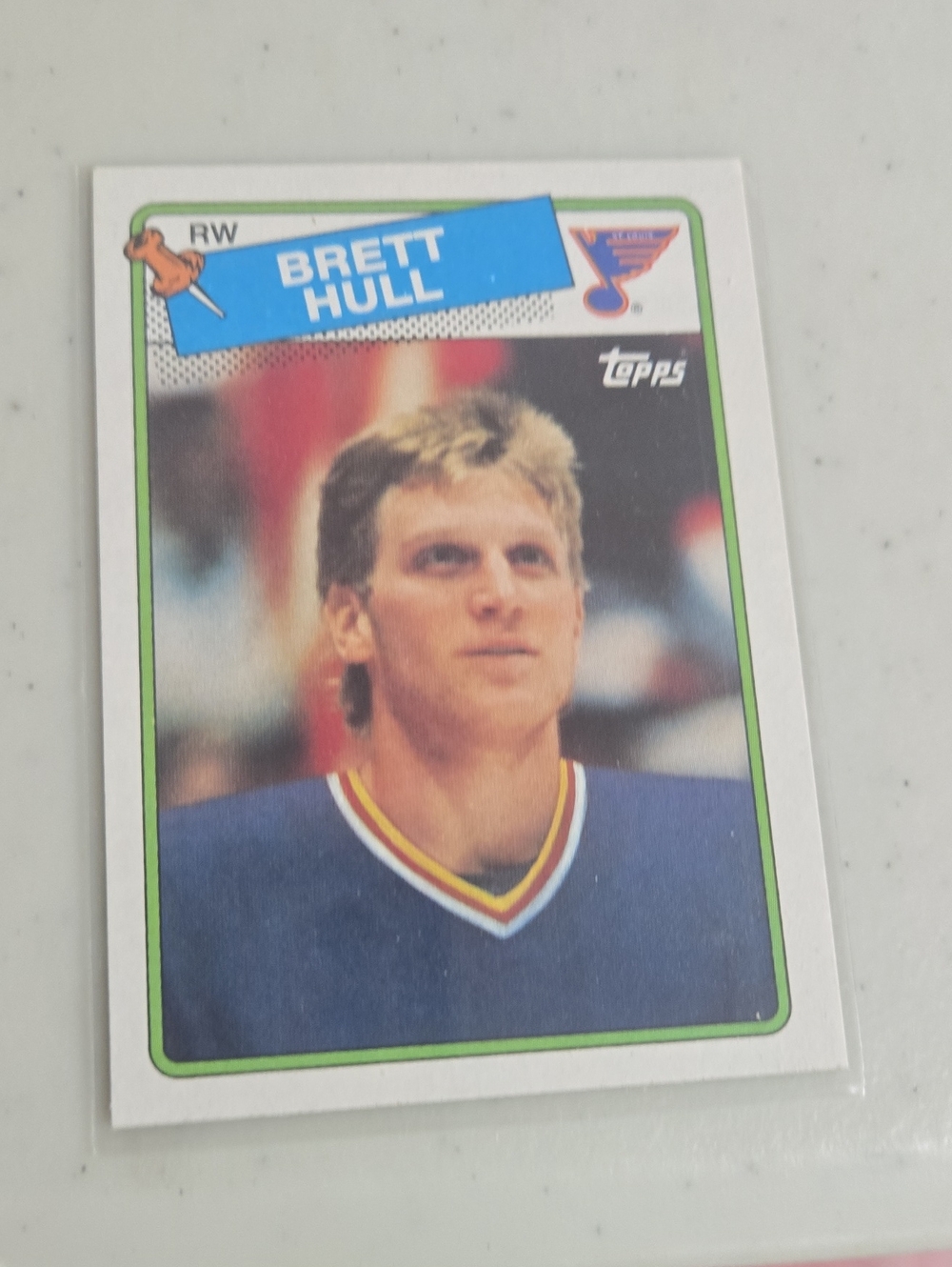 Topps Brett Hull Rookie Card #66 St. Louis Blues HOF Vintage RC